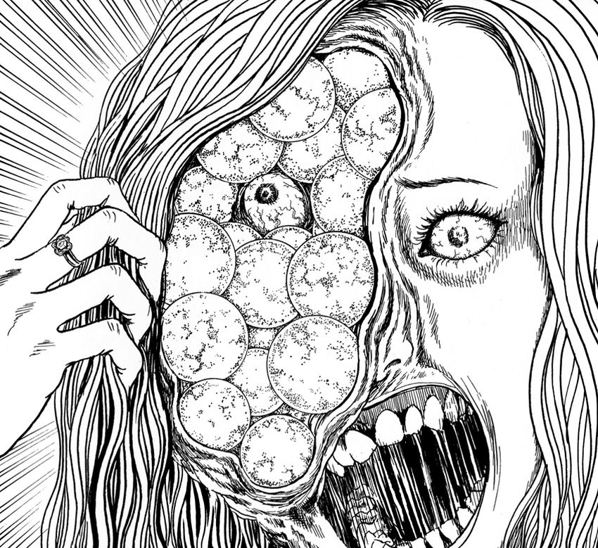 Junji Ito Scary Drawing Related Keywords & Suggestions - Jun