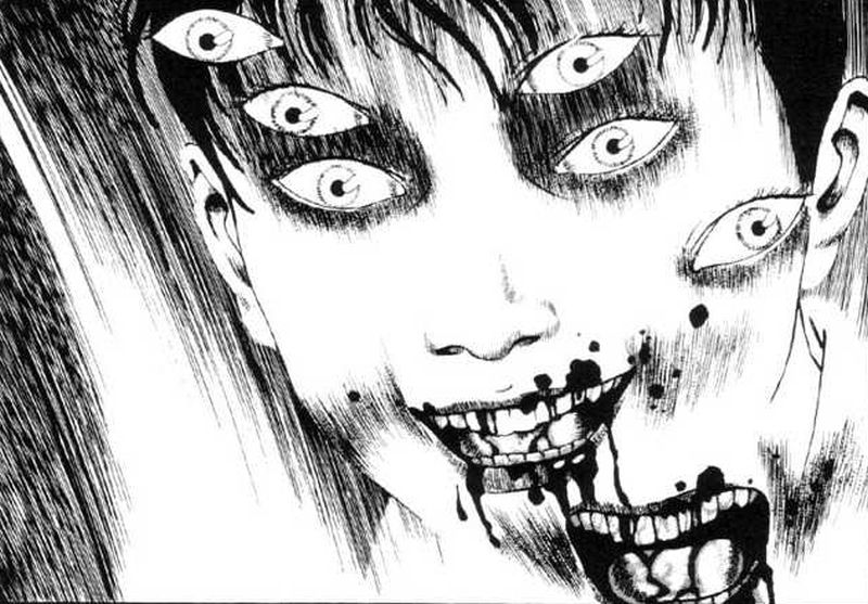 Scary Manga by Suehiro Maruo - The Laughing Vampire