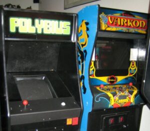 A picture of the video game creepypasta Polybius
