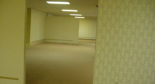 A picture of the short creepypasta The Backrooms
