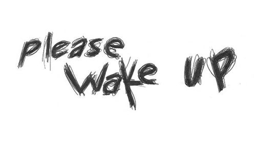 A picture of the short creepypasta Wake Up