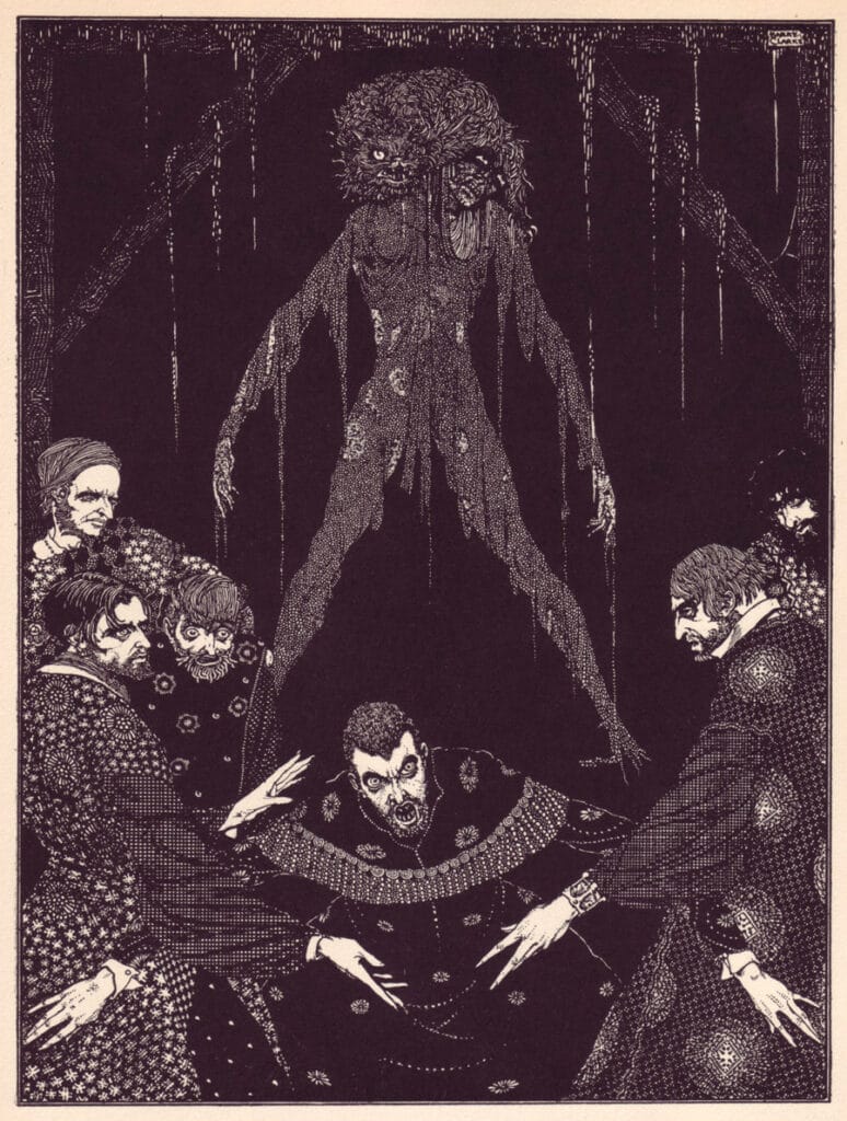 Edgar Allen Poe - The Black Cat - Illustration by Harry Clarke