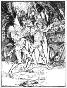 Edgar Allen Poe - The Cask of Amontillado - Illustration by Arthur Rackham