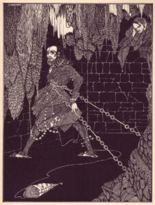 Edgar Allen Poe - The Cask of Amontillado - Illustration by Harry Clarke