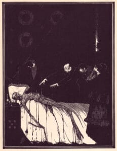 Edgar Allan Poe - The Facts in the Case of M. Valdemar - Illustration by Harry Clarke