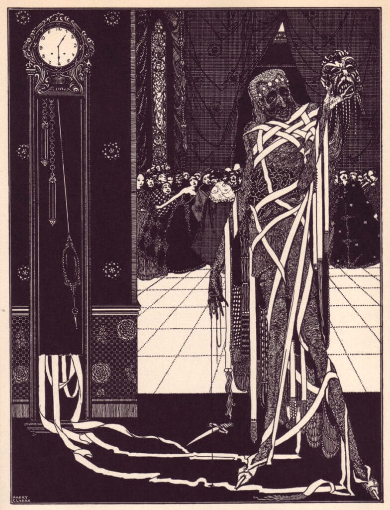 Edgar Allan Poe - The Masque of Red Death - Illustration by Harry Clarke