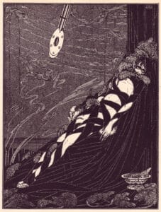 Edgar Allan Poe - The Pit and the Pendulum - Illustration by Harry Clarke 2