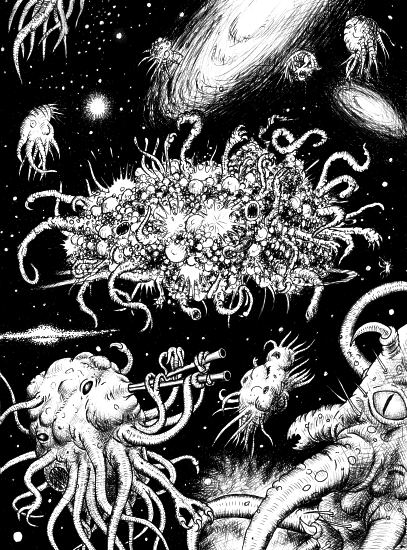 Best Lovecraft Stories - Azathoth - Illustrated by Dominique Signoret