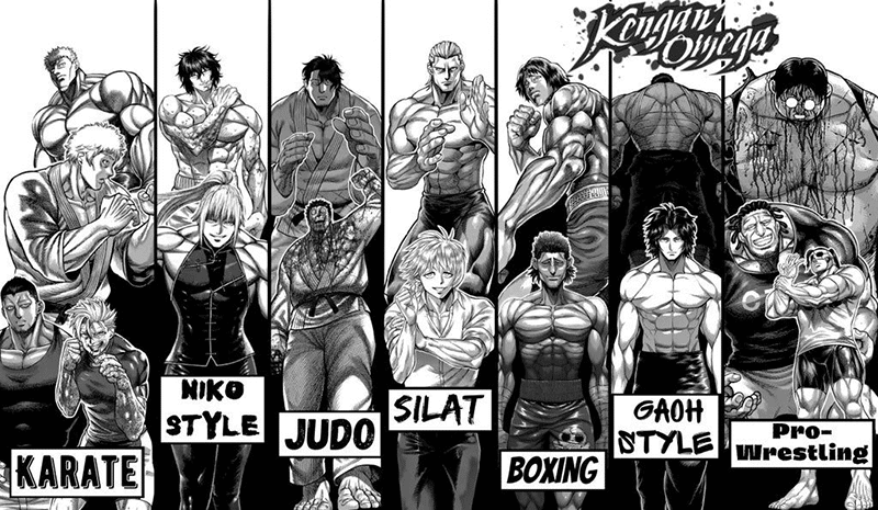 Kengan Ashura: Best Fighting Styles