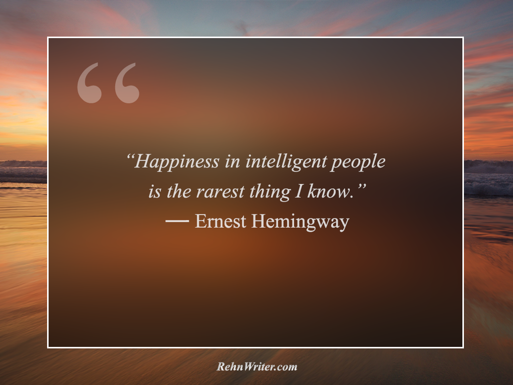 hemingway quote wallpaper