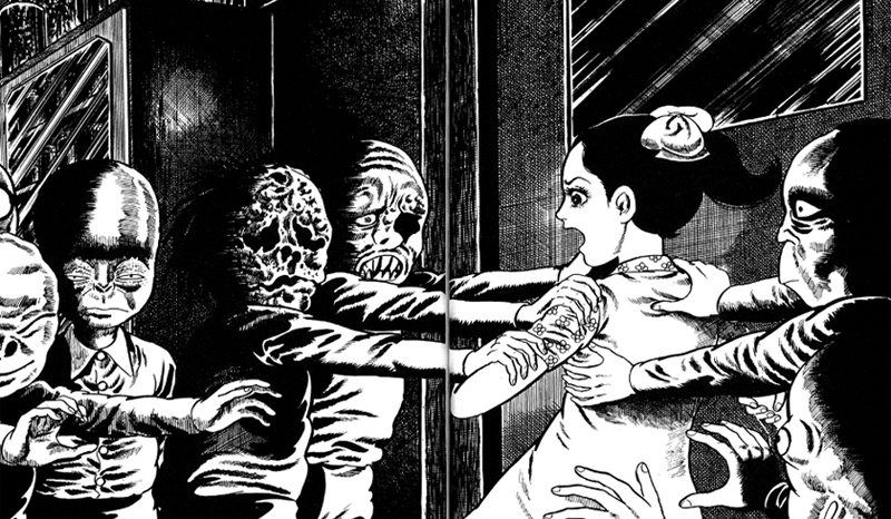 Horror Manga by Kazuo Umezu - The Drifting Classroom