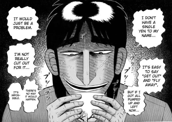 Manga by Nobuyuki Fukumoto - Gambling Apocalypse Kaiji Picture 2